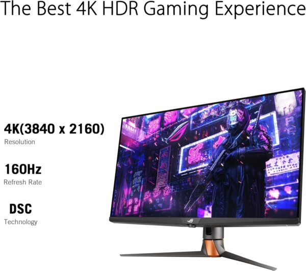 ASUS ROG Swift OLED PG27AQDM gaming monitor ― 27-inch (26.5-inch viewable) QHD (2560 x 1440) OLED panel, 240Hz, 0.03 ms response time, G-SYNC® compatible, 99% DCI-P3, true 10-bit color - Image 27