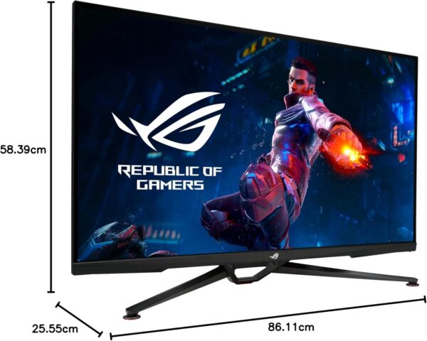 ASUS ROG Swift OLED PG27AQDM gaming monitor ― 27-inch (26.5-inch viewable) QHD (2560 x 1440) OLED panel, 240Hz, 0.03 ms response time, G-SYNC® compatible, 99% DCI-P3, true 10-bit color - Image 39