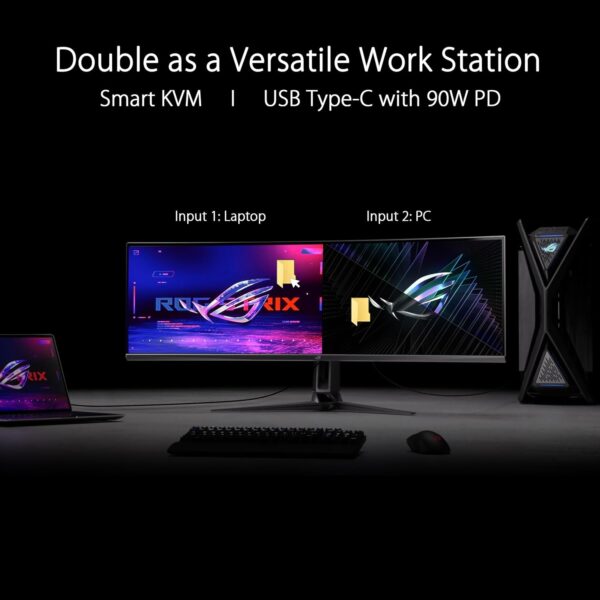 ASUS ROG Swift OLED PG27AQDM gaming monitor ― 27-inch (26.5-inch viewable) QHD (2560 x 1440) OLED panel, 240Hz, 0.03 ms response time, G-SYNC® compatible, 99% DCI-P3, true 10-bit color - Image 45