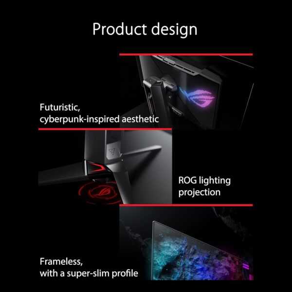 ASUS ROG Swift OLED PG27AQDM gaming monitor ― 27-inch (26.5-inch viewable) QHD (2560 x 1440) OLED panel, 240Hz, 0.03 ms response time, G-SYNC® compatible, 99% DCI-P3, true 10-bit color - Image 75