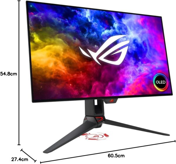 ASUS ROG Swift OLED PG27AQDM gaming monitor ― 27-inch (26.5-inch viewable) QHD (2560 x 1440) OLED panel, 240Hz, 0.03 ms response time, G-SYNC® compatible, 99% DCI-P3, true 10-bit color - Image 83
