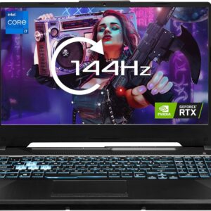 MESH Computers ASUS TUF Gaming A15 FA506NF 15.6-inch FHD 144Hz Gaming Laptop (AMD Ryzen 5 7535HS, 16 GB DDR5 RAM 5600 MHz, 512 GB SSD, NVIDIA GeForce RTX 2050 4GB GDDR6, Wi-Fi 6, Windows 11 Home)