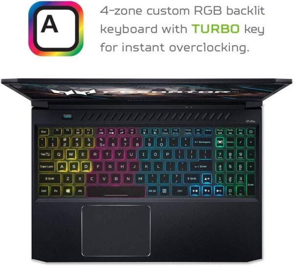 Acer Predator Helios 300 Gaming Laptop, Intel i7-10750H, NVIDIA GeForce RTX 3060 Laptop GPU, 15.6" Full HD 144Hz 3ms IPS Display, 16GB DDR4, 512GB NVMe SSD, WiFi 6, RGB Keyboard, PH315-53-71HN - Image 34