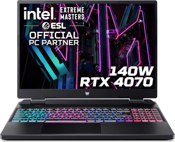 Acer Predator Helios Neo 16 PHN16-71 16-inch Gaming Laptop - (Intel Core i9-13900HX, 16 GB RAM, 1 TB SSD, NVIDIA GeForce RTX 4070 8G, 2560 x 1600 165Hz Display, Windows 11, Black)