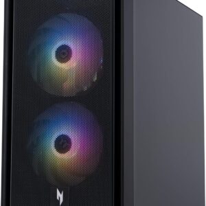 Acer Nitro 60 N60-640-UR11 Gaming Desktop | Intel Core i5-14400F 10-Core Processor | NVIDIA GeForce RTX 4060 | 16GB DDR5 | 1TB PCIe Gen 4 SSD | Wi-Fi 802.11ac | Gigabit Ethernet | Windows 11 Home