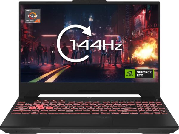 MESH Computers ASUS TUF Gaming A15 FA506NCR 15.6-inch FHD 144Hz Gaming Laptop (AMD Ryzen 7 7435HS, 16 GB DDR5 RAM 4800 MHz, 512 GB SSD, NVIDIA GeForce RTX 3050 4GB GDDR6, Wi-Fi 6, Windows 11 Home) - Image 10