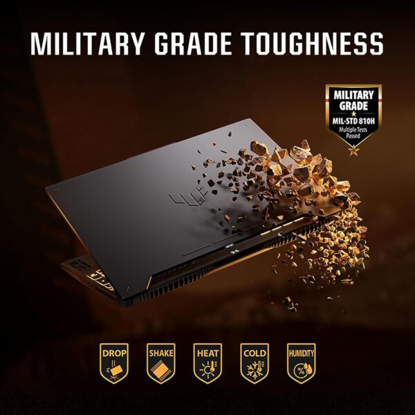 ASUS TUF Gaming F15 FX507VU 15.6-inch FHD (Intel Core i7-13620H (13th Gen), 16GB DDR5 RAM, 512GB SSD, NVIDIA GeForce RTX 4050 6GB GDDR6, Windows 11 Home) includes FREE ASUS Backpack & TUF Gaming Mouse - Image 10