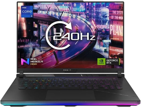 ASUS ROG Strix 16 G614JIR 16.0" WUXGA 165Hz Gaming Laptop (Intel i9-14900HX, NVIDIA GeForce RTX 4070 Laptop GPU, 16GB RAM, 1TB PCIe SSD, Windows 11 Home) - Image 9