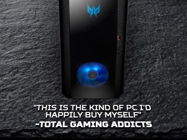 Acer Predator Orion 3000 PO3-640 Gaming PC - (Intel Core i5-12400F, 16GB, 1TB SSD, NVIDIA GeForce RTX 3060, Windows 11, Black) - Image 3