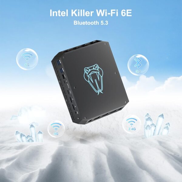 Intel Gaming Pc, 12th Core i7-12700H(14C/20T, 24MB Cache) Intel NUC 12 Enthusiast Mini PC, Intel Arc A770M 16GB GDDR6, 32GB DDR4 Ram, 1TB SSD, Support 8K/WiFi6E/BT5.3/Thunderbolt4/HDMI/DP/Win 11 Pro - Image 5