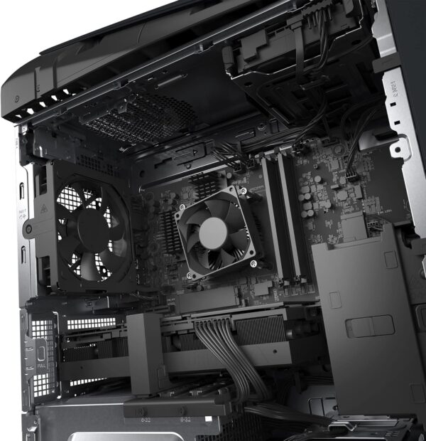 Alienware Aurora R14 VR Ready Gaming PC - AMD Ryzen 7 5800, NVIDIA GeForce RTX 3070 8GB GDDR6, 16GB 3466MHz RAM, 512GB SSD + 1TB HDD, Air Cooled, Wi-Fi 6, Bluetooth, USB-C, Windows 11 Home - Black - Image 4