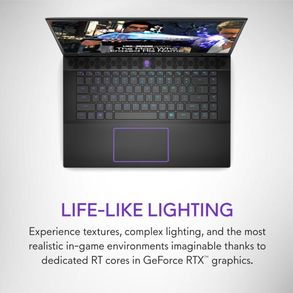 Alienware m16 R2 Gaming Laptop 16" QHD+ (2560 x 1600) 240Hz Display, Intel Core Ultra 7 Processor 155H, NVIDIA GeForce RTX 4060 Graphics, 16GB RAM, 1TB SSD, Windows 11 Home, English Backlit Keyboard - Image 6